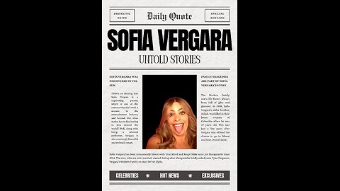 Sofia Vergara's Rare Photos & Untold Stories