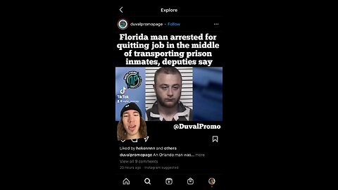 Florida man arrested for quitting job