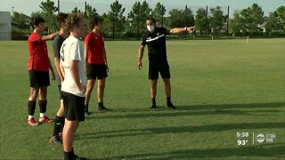 Martín Gramática safely leads youth soccer teams back to the field