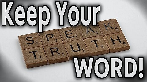 Commands of Yeshua 09 "Keep Your Word".