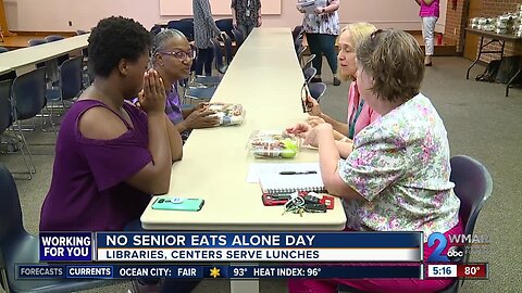 No Senior Eats Alone Day held in Baltimore County