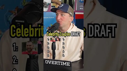 CELEBRITY COUPLES DRAFT!! Who Won? #shorts #celebrity #taylorswift #traviskelce #draft #couple