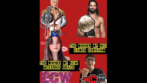 WCW/ECW alliance Theme ￼(Caden Cerisano Mckenna Grace Cody, Rhodes, and Seth Rollins)