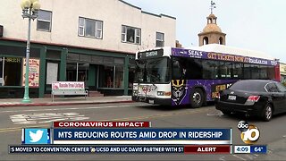 MTS reducing routes amid drop in ridership