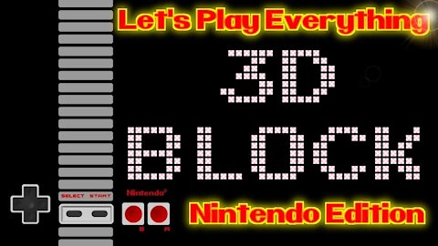 Let's Play Everything: 3D Block