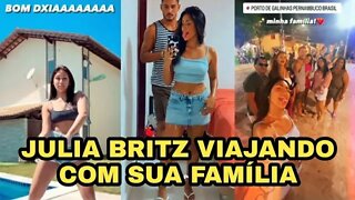 JULIA BRITZ INDO VIAJAR COM SUA FAMÍLIA