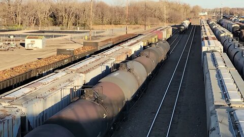 2021 Willmar Yard from the pedestrian bridge