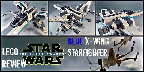 LEGO Star Wars The Force Awakens - Resistance X-Wing Starfighter - MOC Review (2015)