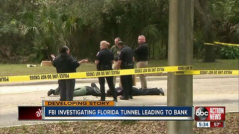 Underground tunnel leading to bank discovered in Florida, FBI investigating