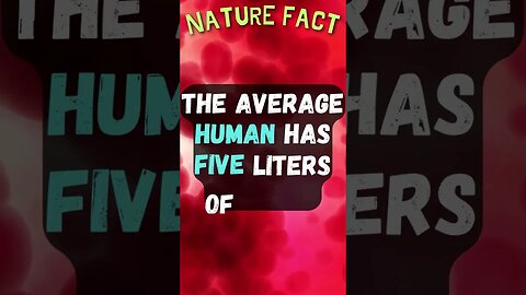 🌴Discover Fascinating Nature Facts👀 #shorts #shortsfact #naturefacts #blood #humanfacts