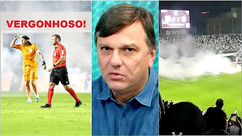 "Gente, a ÚNICA SOLUÇÃO PRA ISSO é..." Mauro Cezar FALA TUDO após VANDALISMO em Santos x Corinthians