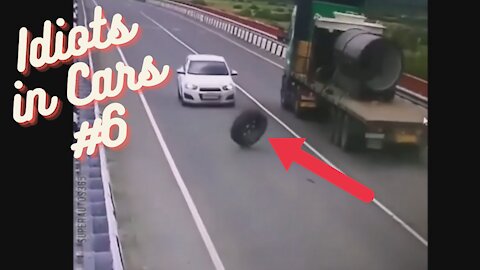 Idiots in cars compilation #6 Idiot car crashes, stupid drivers and more