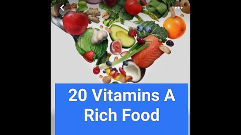 20: vitamin A high rich food