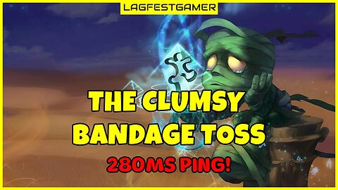 The Clumsy Bandage Toss - 280ms Ping - Amumu League of Legends ARAM Gameplay