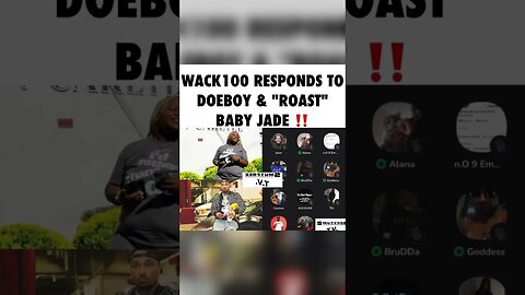 Wack100 Roasting Baby Jade😂