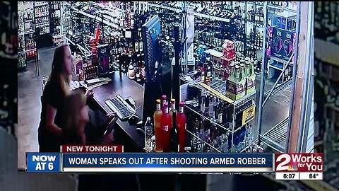 Women talk about shooting robber