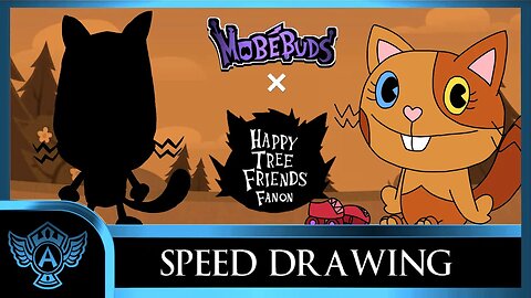 Speed Drawing: Happy Tree Friends Fanon - Kiki (MaggieDaFoxy) | Mobebuds Style