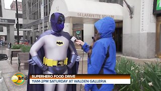 Buffalo’s best Batman hosting Superhero food drive