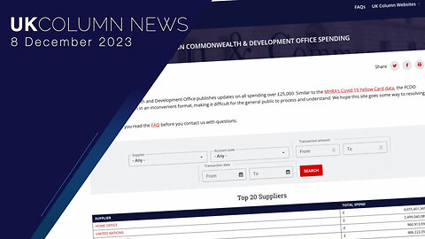 Foreign Office Stopped Publishing Data After Our Spending Search Tool: Ask Your MP Why - UK Column