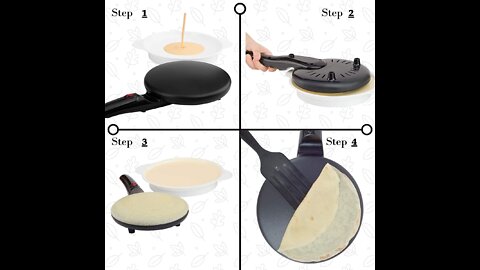 Electric Crepe Maker Dosa Maker Auto Power Off