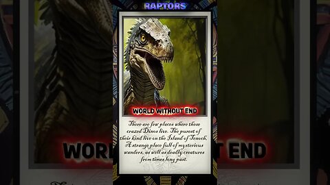 Raptors: Creaturer Bio - Original Dark Fantasy/Sci-Fi RPG World #short Lore video