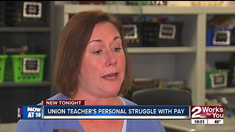 Union teacher shares how her personal tragedy highlighted unlivable teacher salary