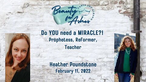 Tania Joy with HEATHER POUNDSTONE: PROPHETESS, TEACHER, REFORMER