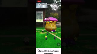 Normal Pink Mushroom Challenge #shorts | Pikmin Bloom