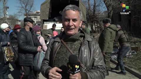 The Russian Army Provides Humanitarian Aid to Ukrainian Residents - Eva Bartlett Reports