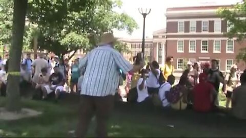 Flying Spaghetti Monster Followers vs. Campus Preacher - Kerrigan Skelly (University of Cincinnati)