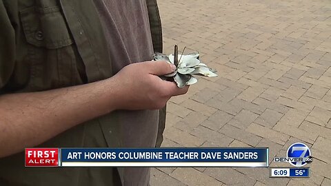 Columbine graduate uses art skills to honor teacher, fellow students killed at Columbine High School