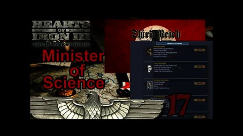 Hearts of Iron 3: Black ICE 10.51 & TRE 17 Early Look - TRE & Minister of Science