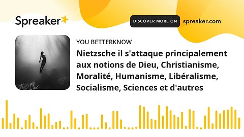 Nietzsche il s'attaque principalement aux notions de Dieu, Christianisme, Moralité, Humanisme, Libér