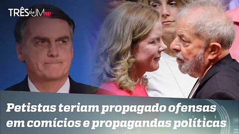 Bolsonaro aciona STF contra Lula e Gleisi Hoffmann por crimes contra a honra