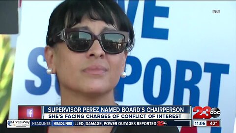 Supervisor Perez named board chairperson, faces conflict of interest charges