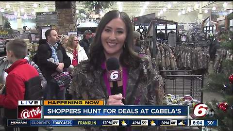 Black Friday: Shoppers hunt for deals at Cabela's