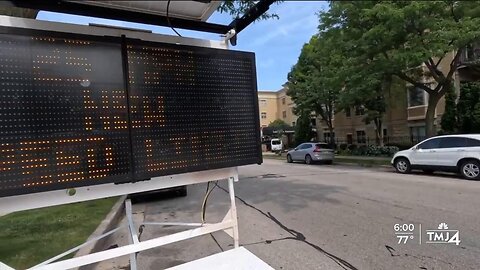 Prospect Avenue: Reduced speed limit radar check