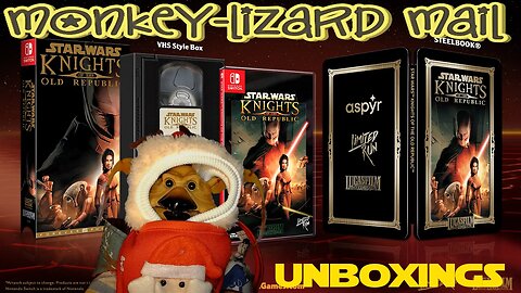 Star Wars: KOTOR - LIMITED RUN GAMES on Nintendo Switch UNBOXING! MoNKEY LiZaRD Mail