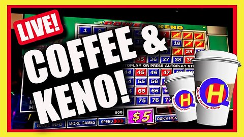 🚨LIVE! KENO Wins and Jackpots from Belterra Park! ☕️☕️☕️