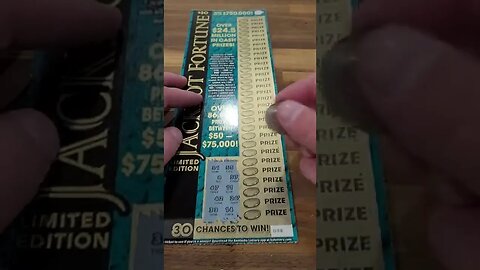 Winning Jackpot Fortune Lottery Ticket Scratch Offs!