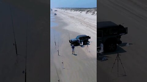 my favorite FISHING hole Mustang Island #shorts #surffishing #texasbeaches