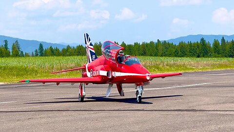 Sky High Spectacle - Huge Hawk Jet Takes Flight For The First Time!