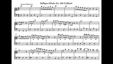 Solfèges d'Italie No. 100 (Pasquale Cafaro)