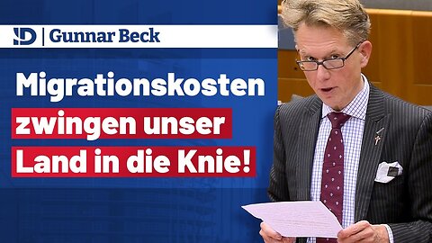 𝐆𝐮𝐧𝐧𝐚𝐫 𝐁𝐞𝐜𝐤 ▶️ Migrationskosten zwingen unser Land in die Knie!@AfD im EU-Parlament🙈