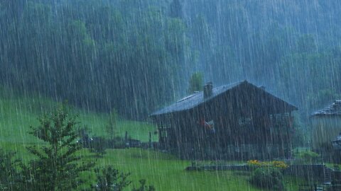 Night Rain Sounds to Sleep, Study, Relax (ASMR)