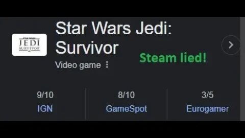 Star wars jedi survivor is being review bombed.