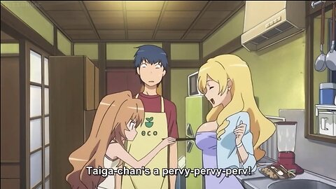 Toradora - Aisaka_s hilarious Boing Boing scene🤣