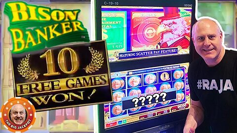 💎 BONUS FEATURE WON! 💎 High Limit Diamond Raider + Bison Banker JACKPOT HIT! 🎰 | Raja Slots