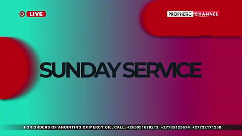 ONLINE Sunday Night Service ECG The Jesus Nation Church 27.08.2023