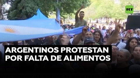 Manifestantes denuncian falta de acceso a alimentos en Argentina